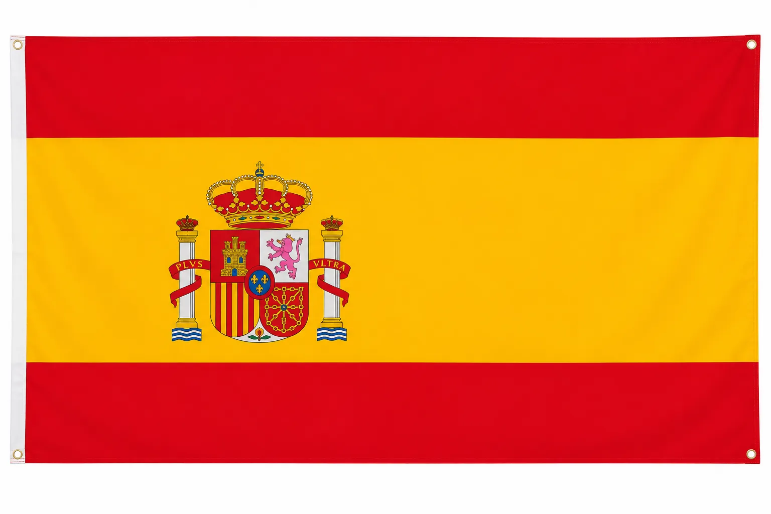 Spain Flag (5.3ft × 3ft) – Premium China Fabric
