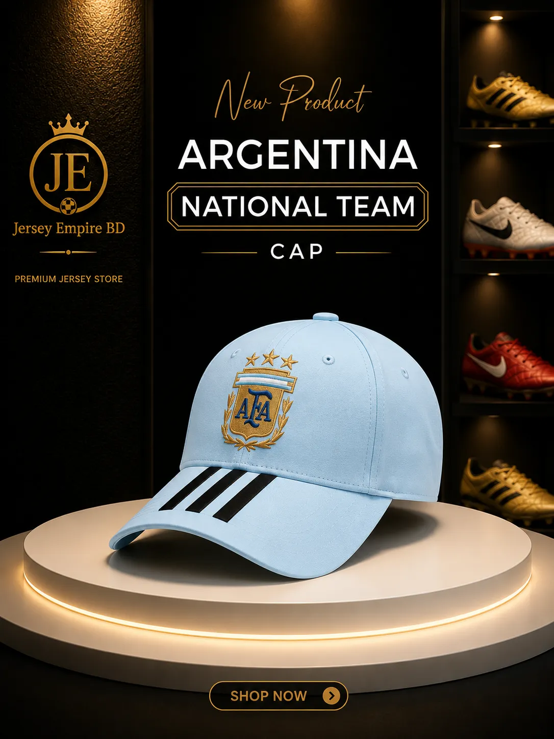 ARGENTINA SKY BLUE - EMBROIDERED CAP